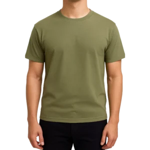 Men’s Classic Crew Neck T-Shirt – Olive Green