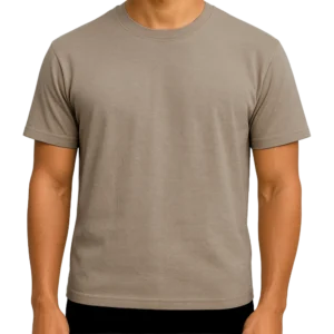 Men’s Classic Crew Neck T-Shirt – Taupe